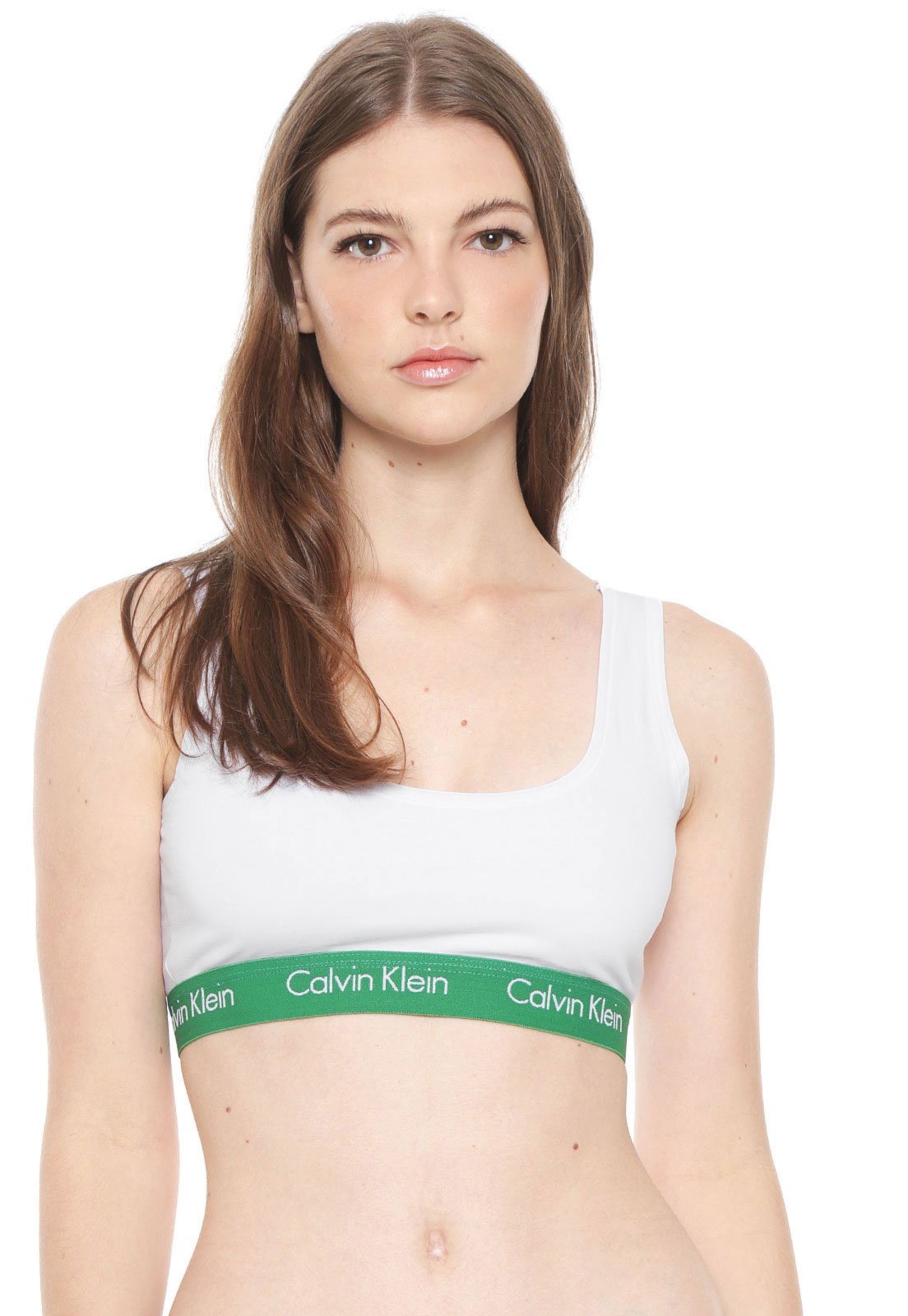 top calvin klein verde