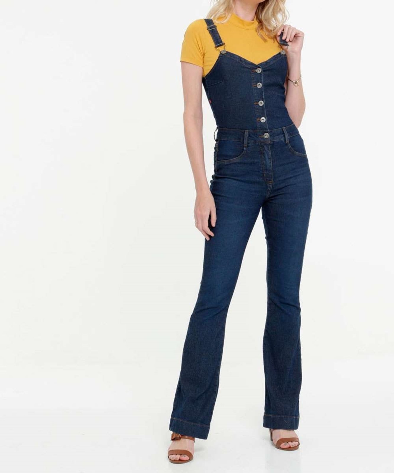 Macacao 2024 flare jeans