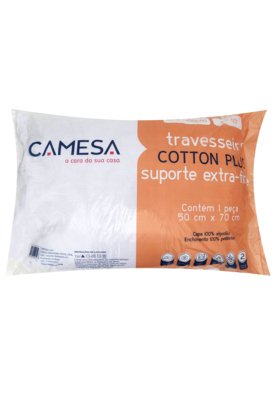 Travesseiro Cotton Plus Suporte Extra Firme 50x70cm Camesa Camesa