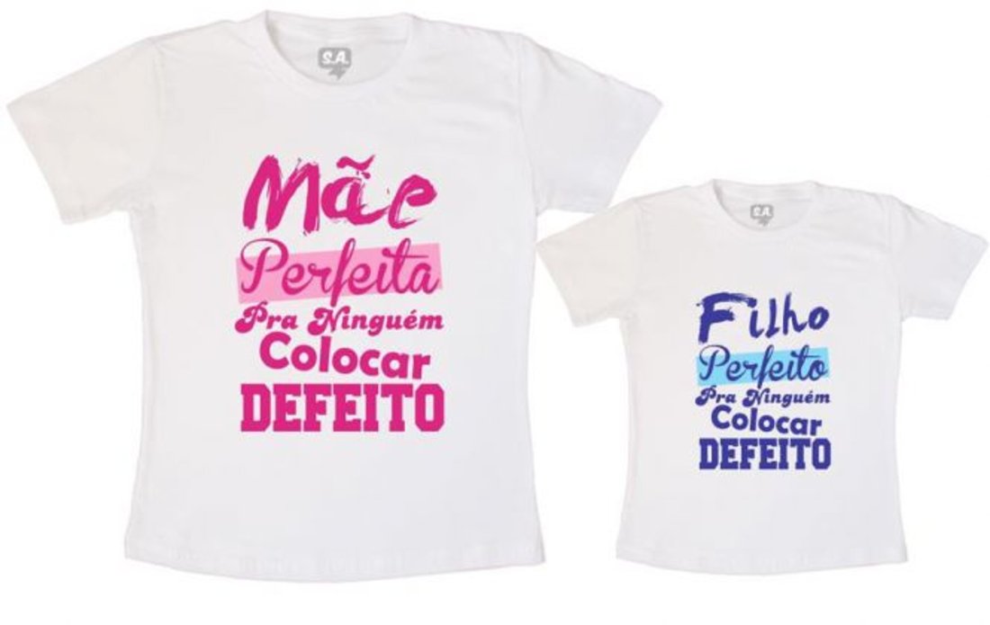 camisa de mae e filho