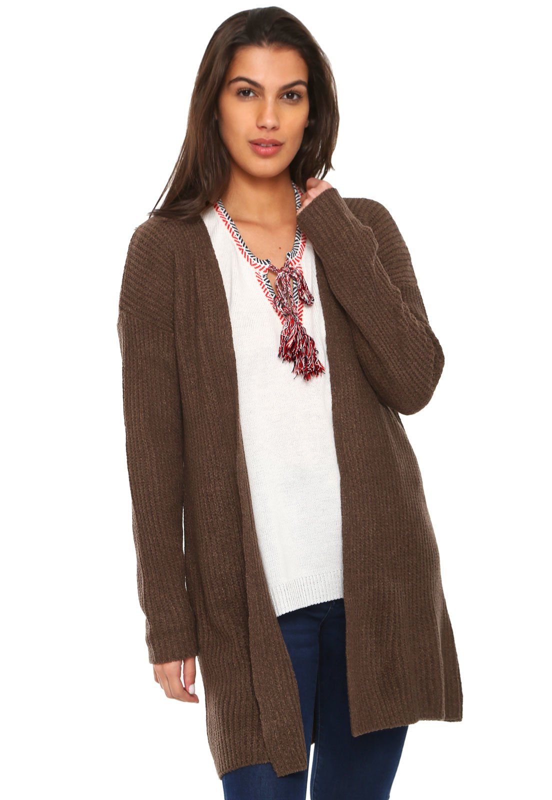 cardigan tricot básico