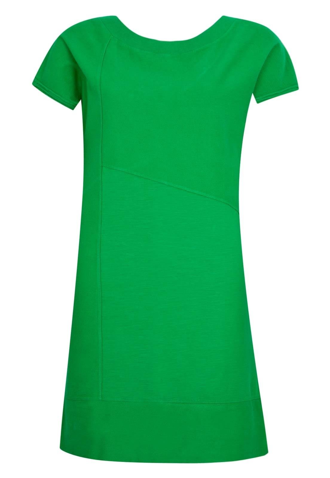 vestido liso verde