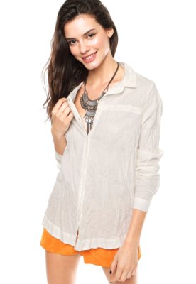 Camisa de hot sale cambraia feminina