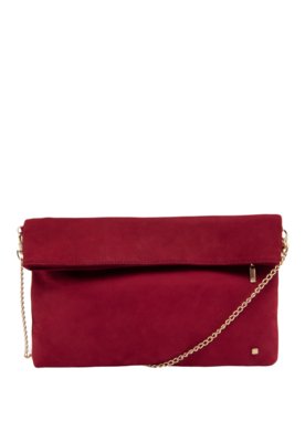 Bolsa Couro Capodarte Pequena Tiracolo Vermelha Menor preço em Bolsa Couro Capodarte Pequena Tiracolo Vermelha