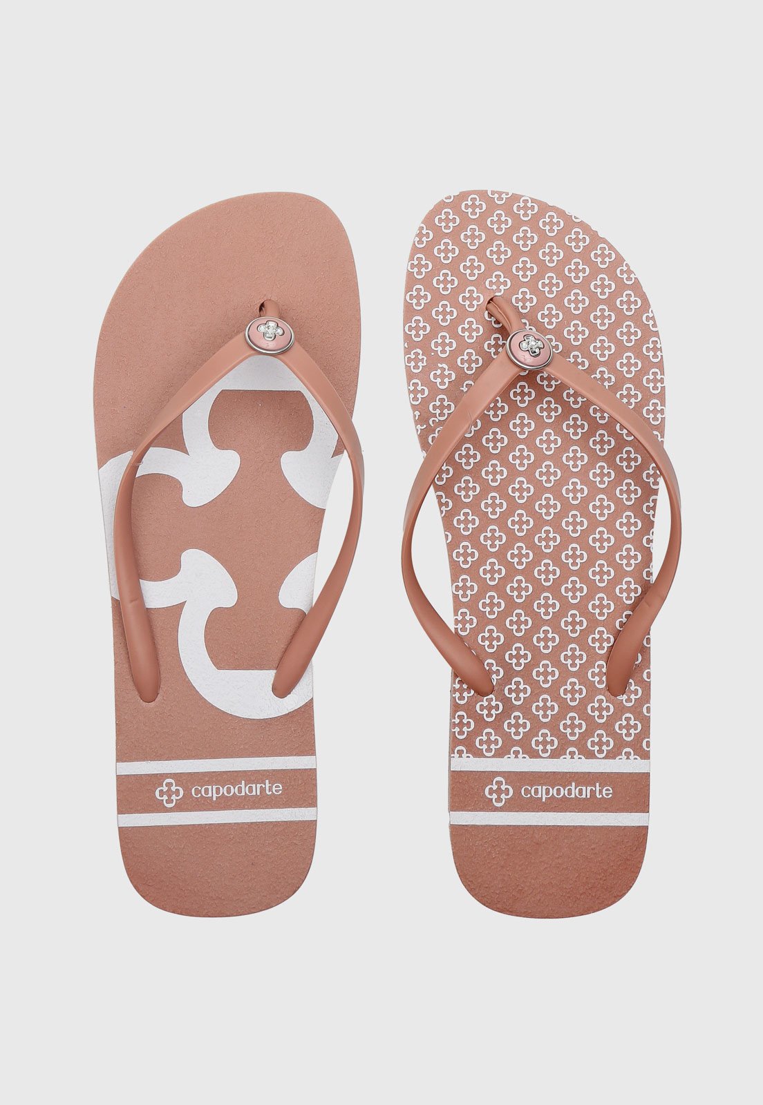 Dedo Chinelo Capodarte Logo Rosa Compre Agora Dafiti Brasil