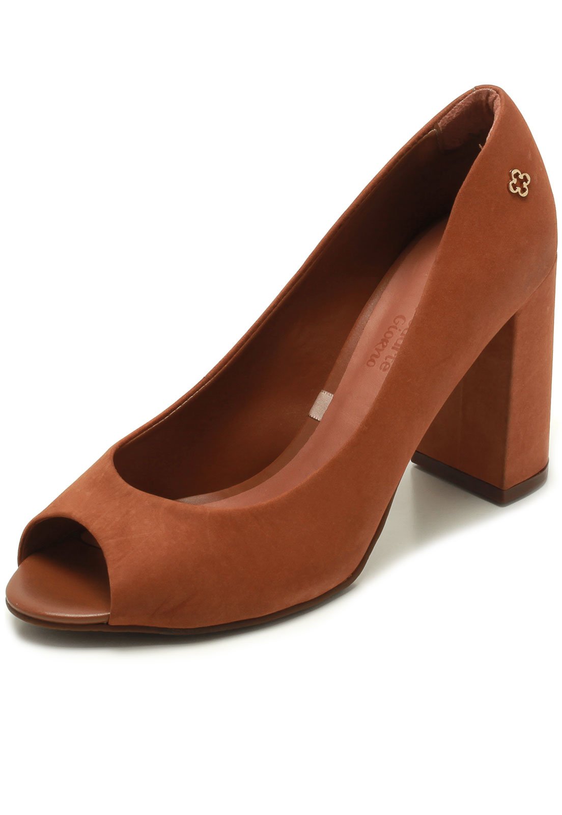 Peep toe hot sale capodarte salto grosso