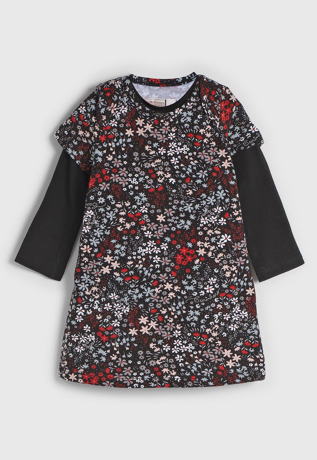 Vestido floral hot sale infantil carinhoso