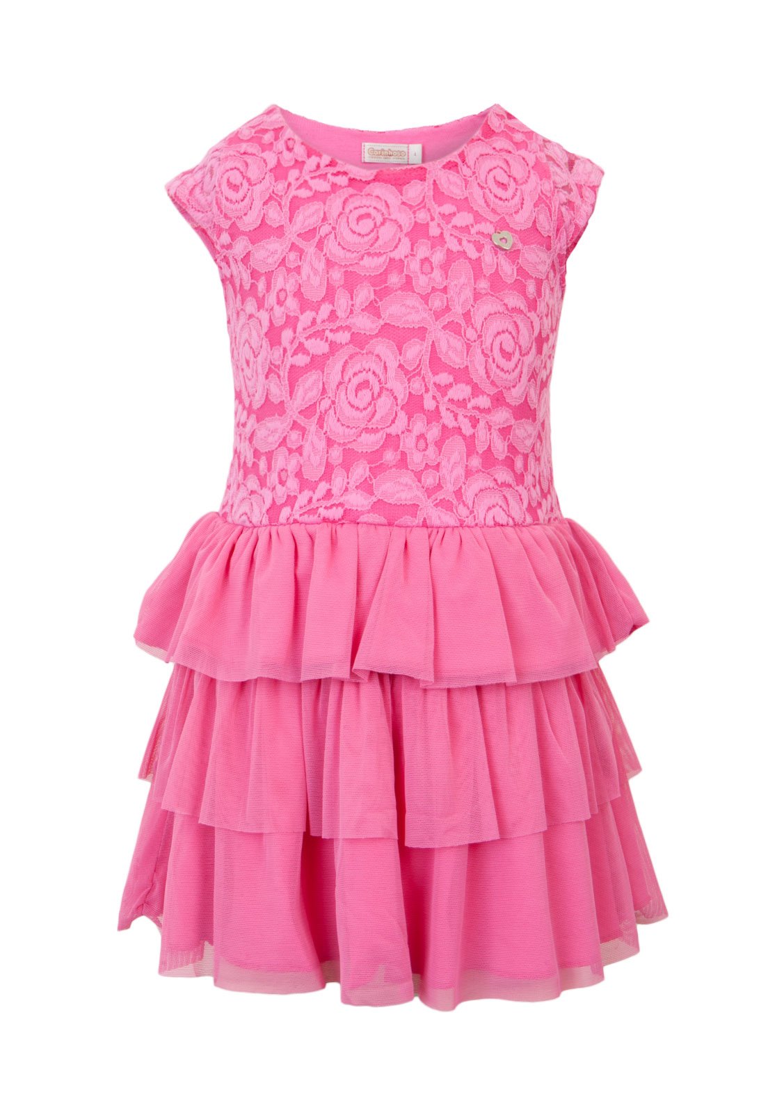 vestido carinhoso rosa