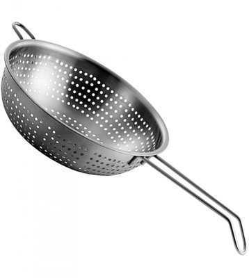 Escorredor Multiuso para Macarrão, Massas, Arroz em Inox 20cm Diametro Menor preço em Escorredor Multiuso para Macarrão, Massas, Arroz em Inox 20cm Diametro