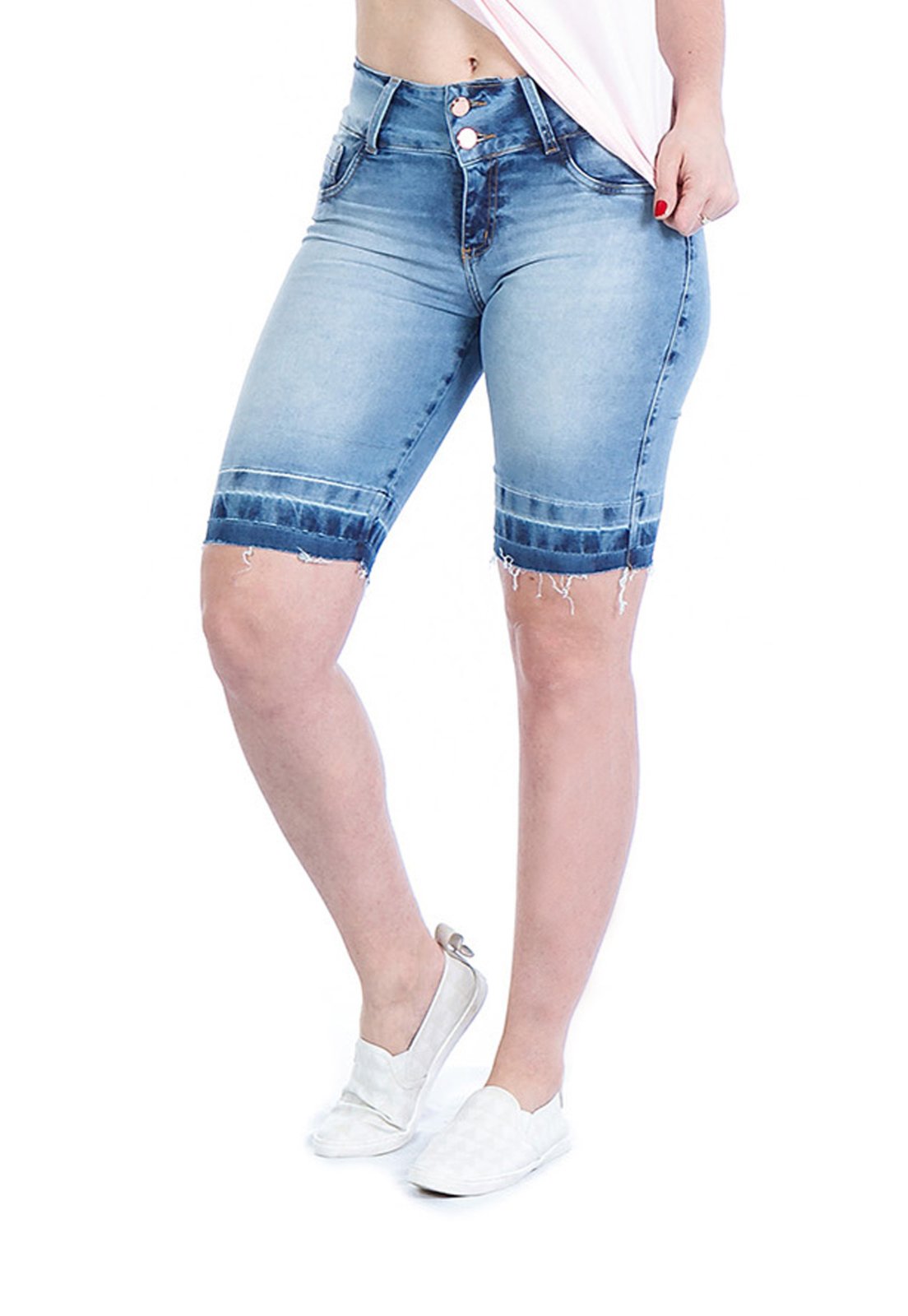 bermudas ciclistas jeans