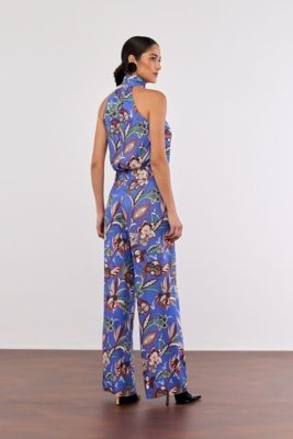 Calça Com Faixa Ritmi Studio Azul
