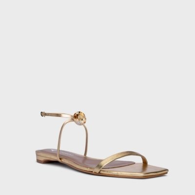 Rasteira Flat Carrano 919011  Dourado