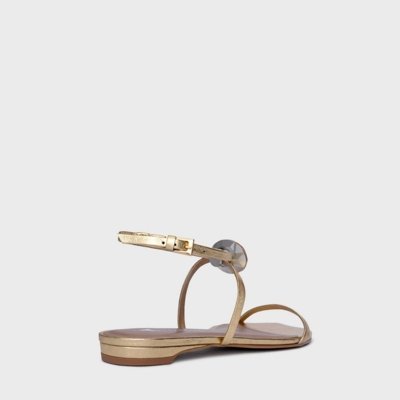 Rasteira Flat Carrano 919011  Dourado