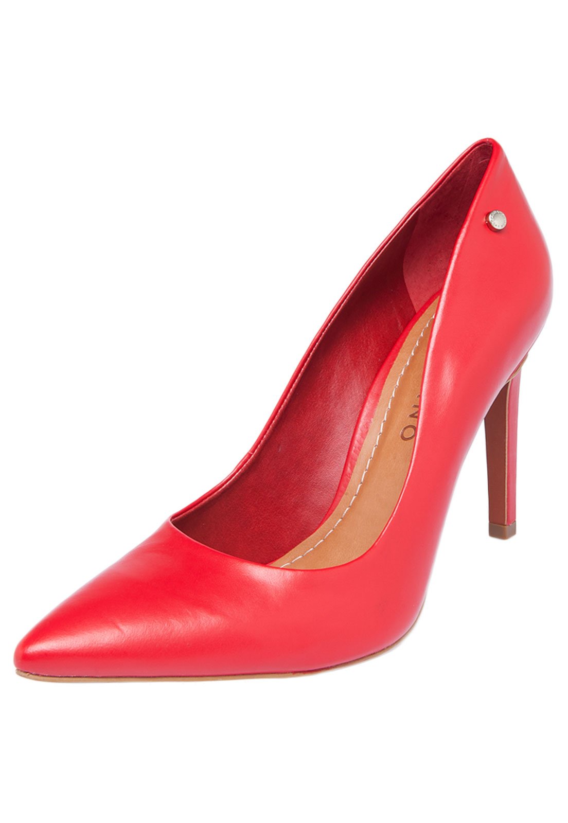 Scarpin best sale vermelho fosco