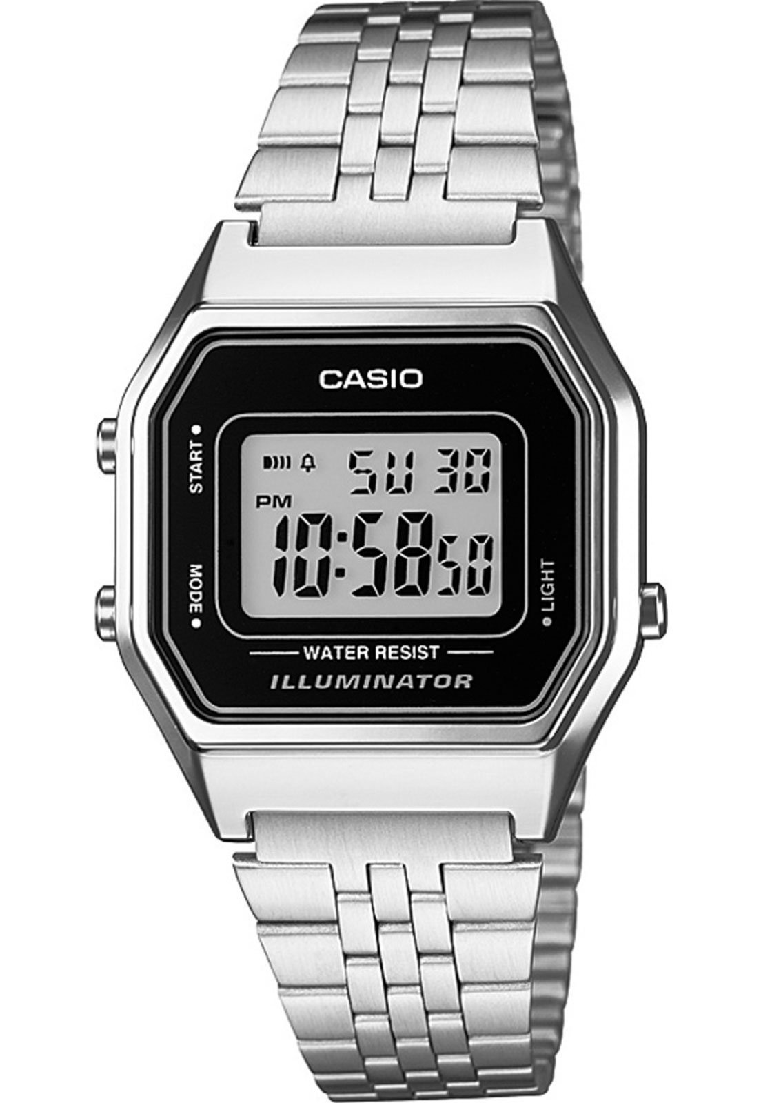 casio illuminator prata