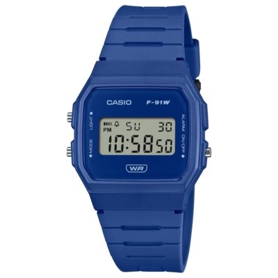 Relógio Casio Standard F-91WB-2A1DF Azul