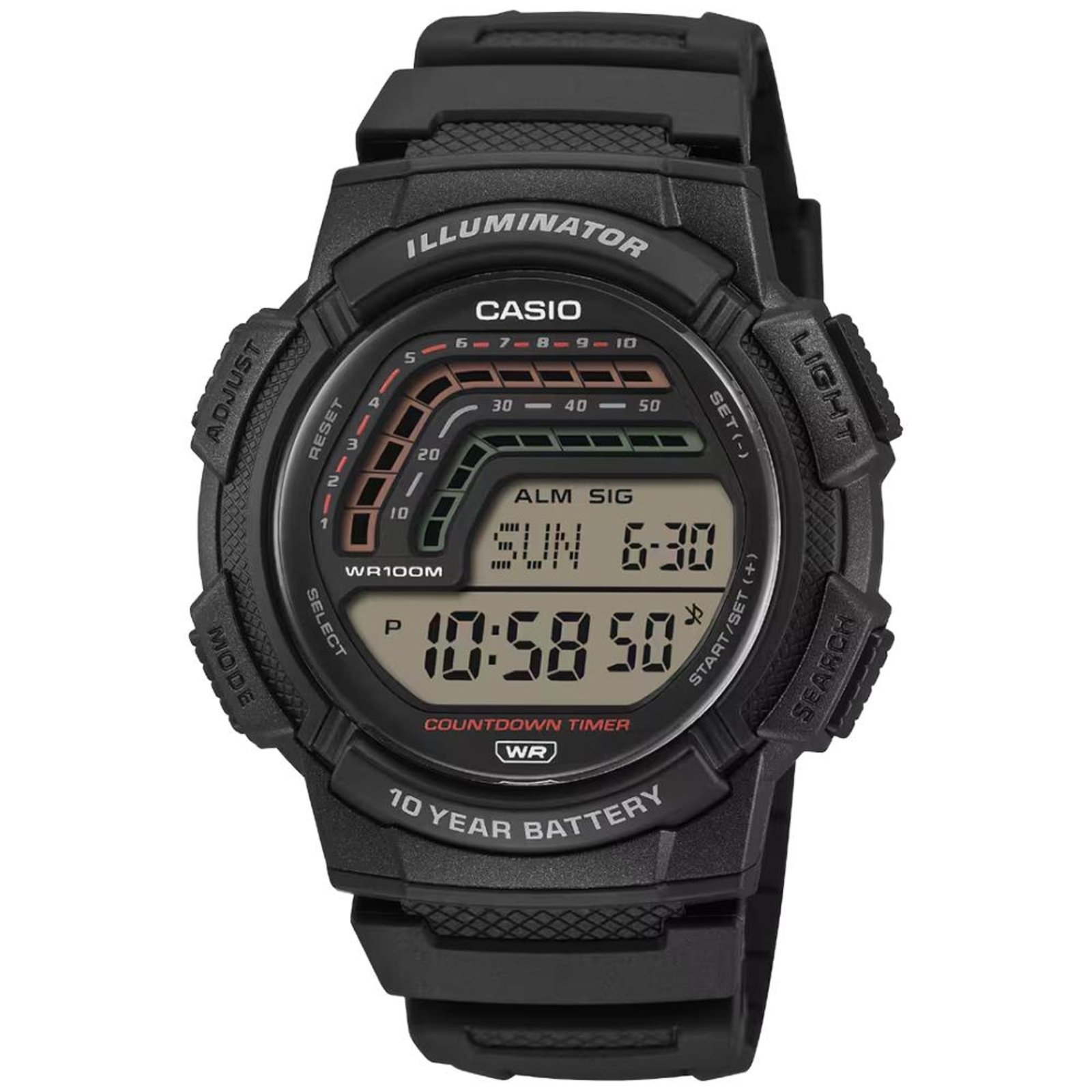 Relógio Casio WS-1800-1AVDF-SC Preto - Compre Agora | Dafiti Brasil