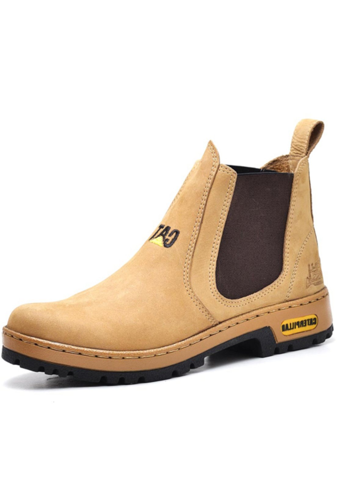 Bota Caterpillar de Couro Nobre com Palmilha em Gel - Calçados CiaCat