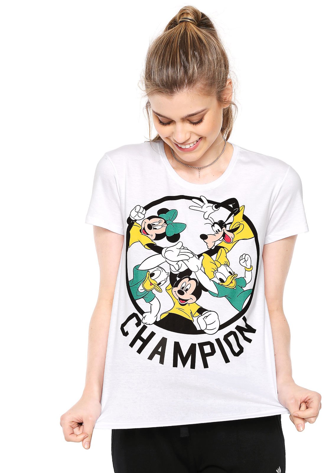 Camiseta Cativa Disney Brasil Branca - Compre Agora