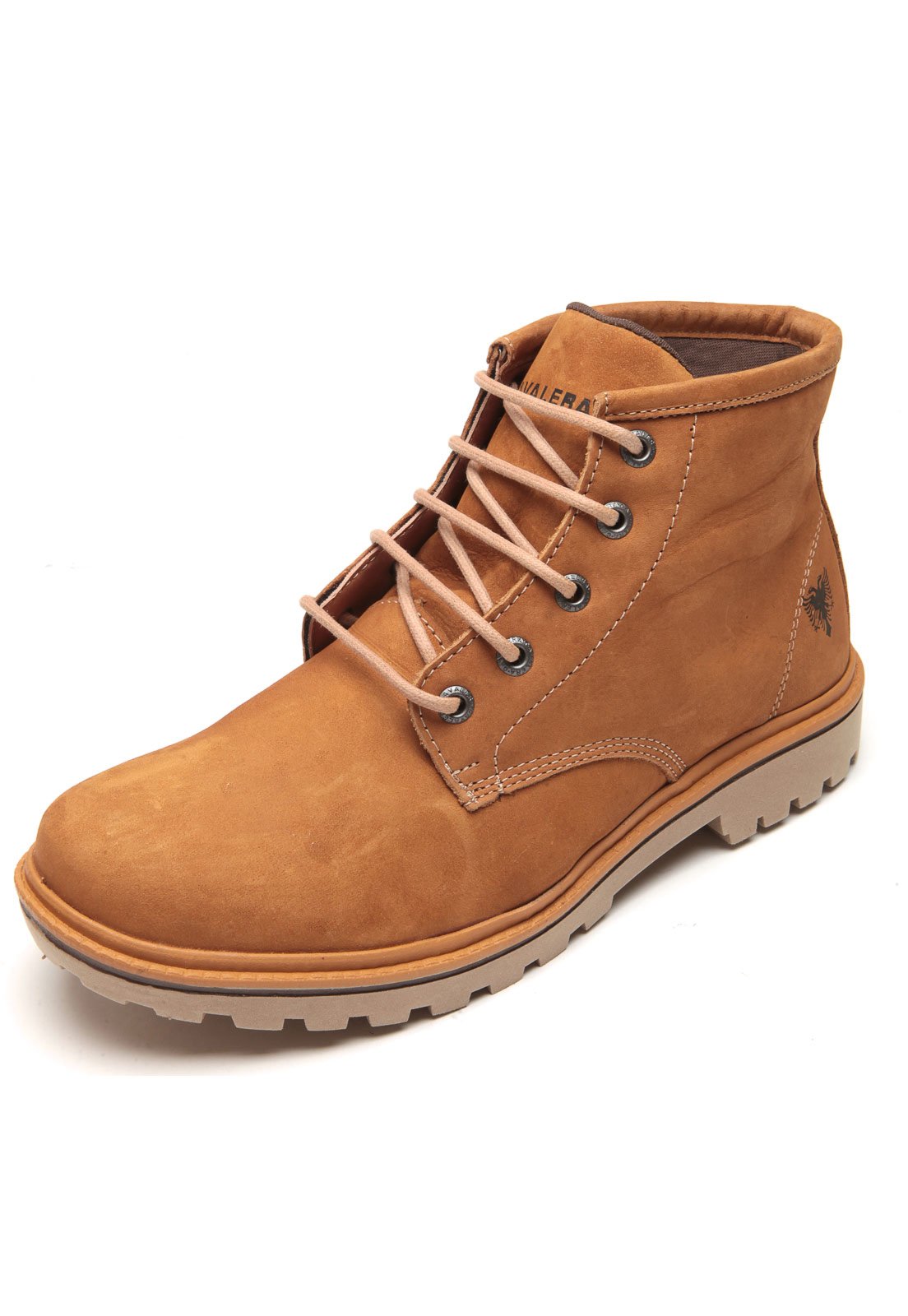 Bota de couro sales com cadarço masculino