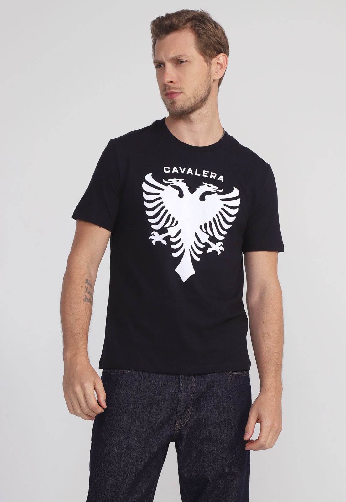 Camiseta Cavalera Águia Preta - Compre Agora