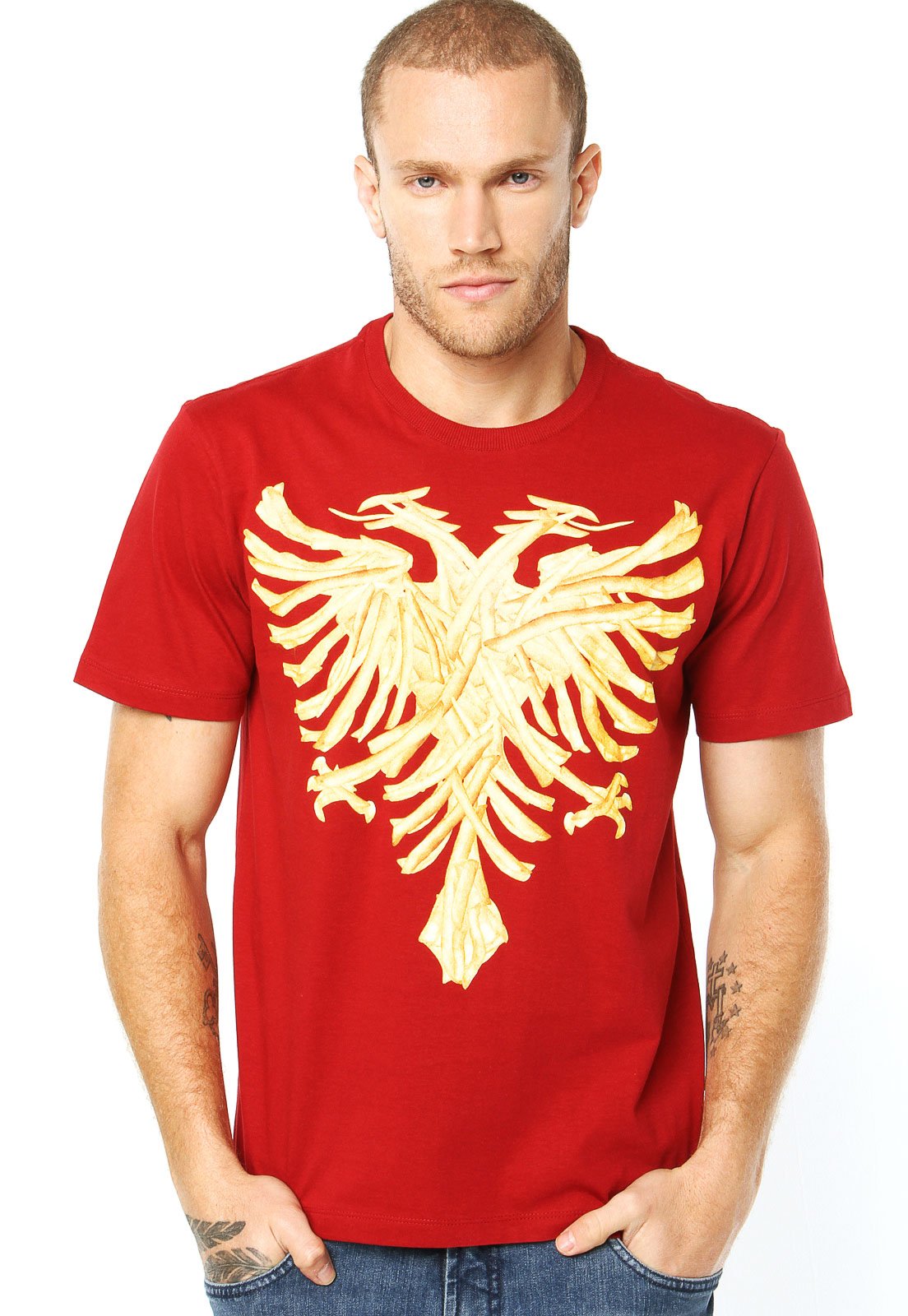 Camiseta Cavalera Vermelho- CAV58