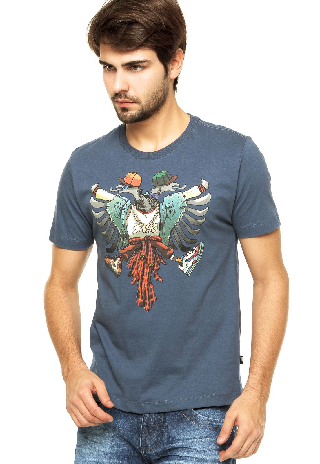 Camiseta Cavalera Azul - Compre Agora