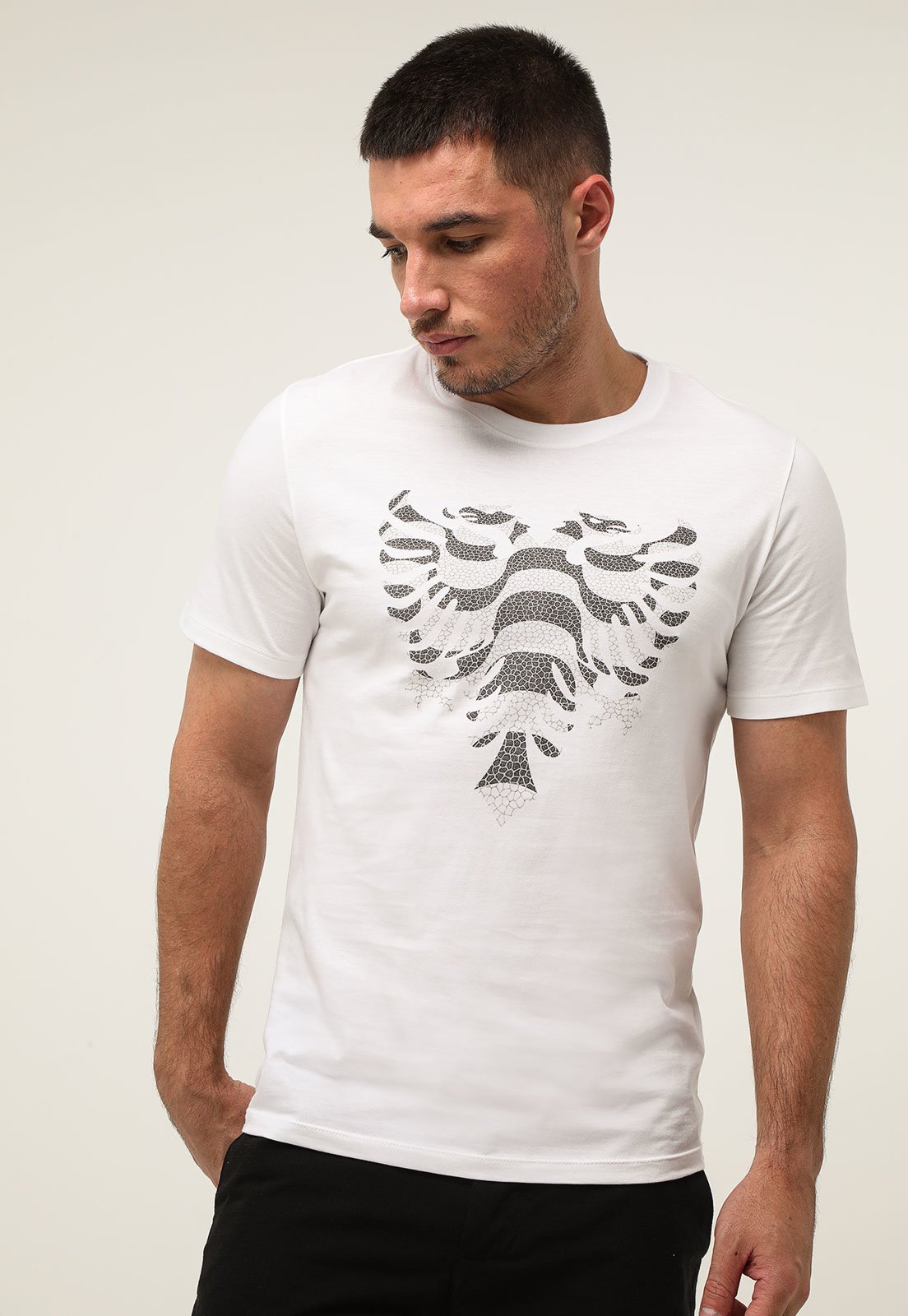 CAMISETA CALÇADÃO BRANCO CAVALERA - VN Wear