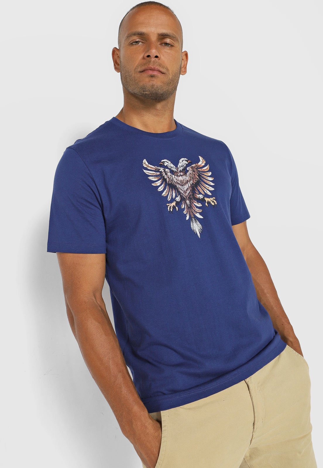 Camiseta Cavalera Azul - Compre Agora