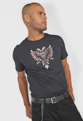 Camiseta Cavalera Masculina Original Melted Eagle em Promoção na