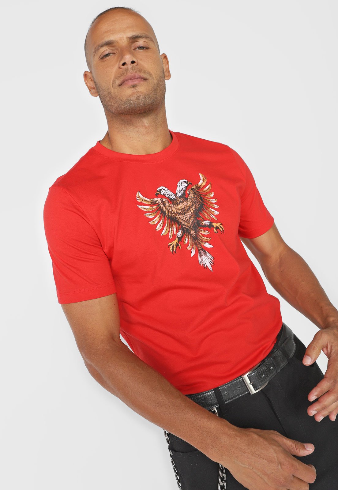 Camiseta Cavalera Masculina Original Melted Eagle em Promoção na