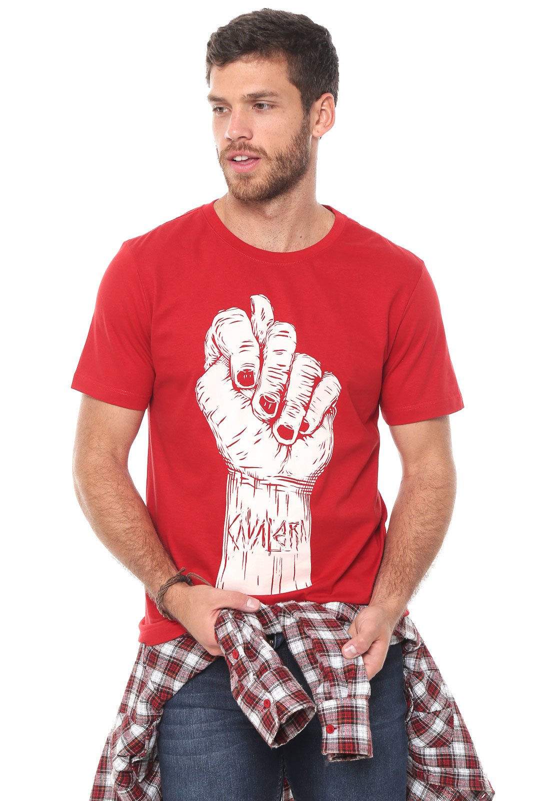 Camiseta Cavalera Vermelho- CAV58