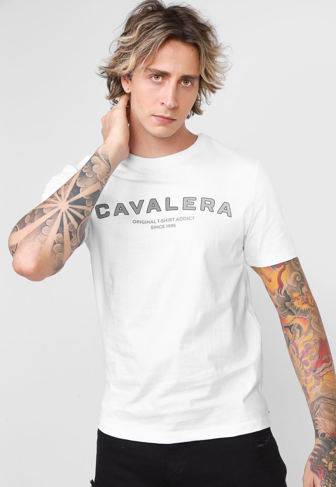 Camiseta Cavalera Indie Logo Branca 