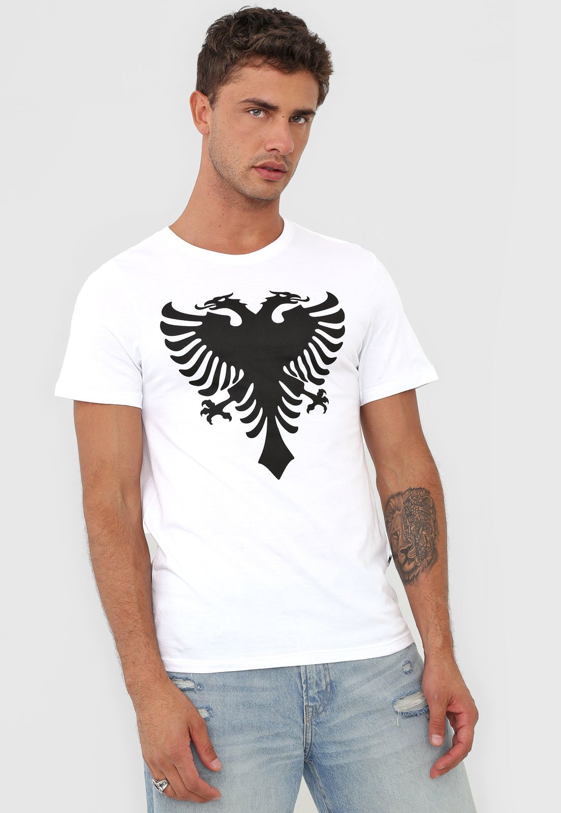 Camiseta Cavalera Logo Branca - Compre Agora