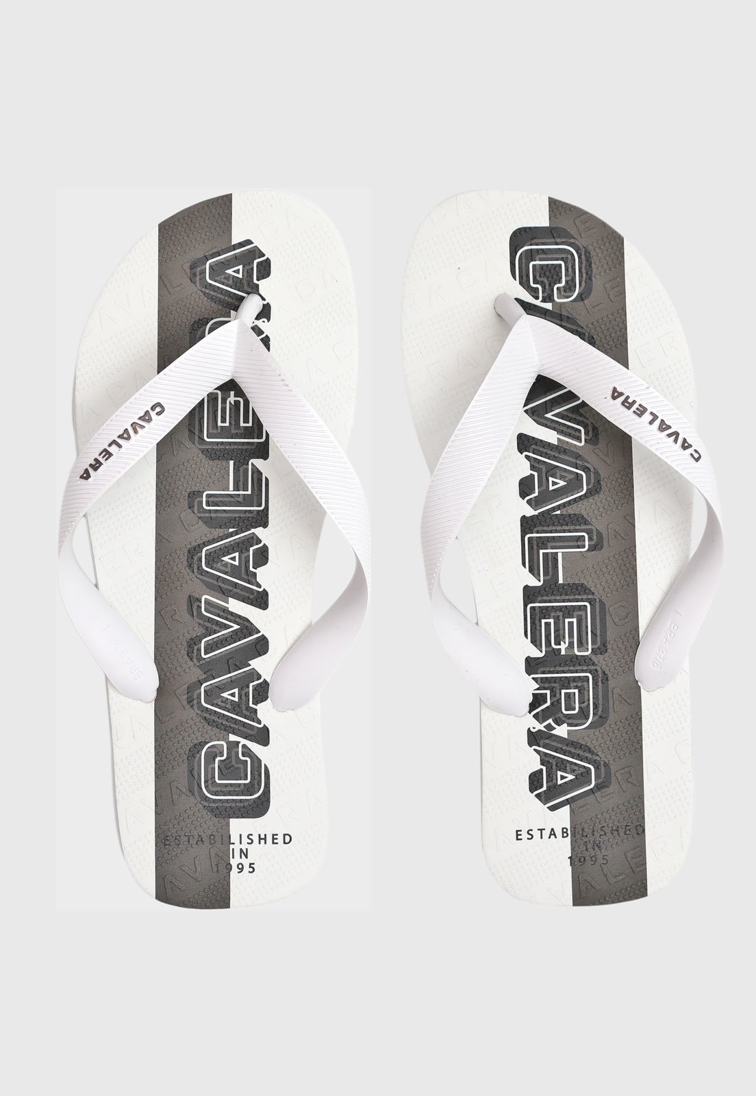 Chinelo Cavalera Logo Branco