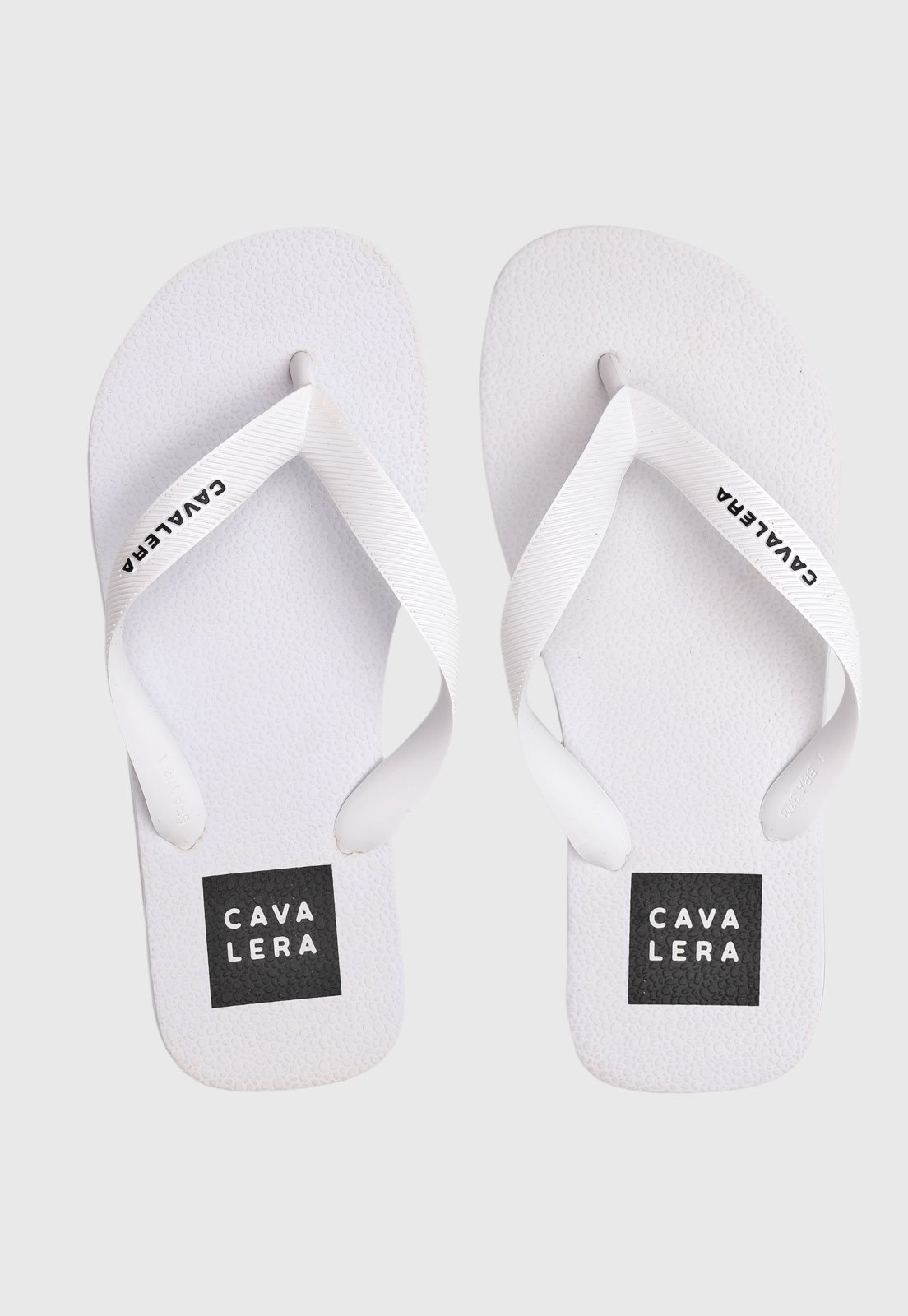 Chinelo Cavalera Logo Branco