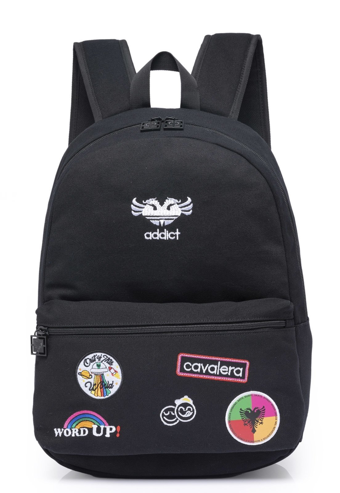 Mochila Bolsa Cavalera Reforçada Feminina Academia Viagem - Preto