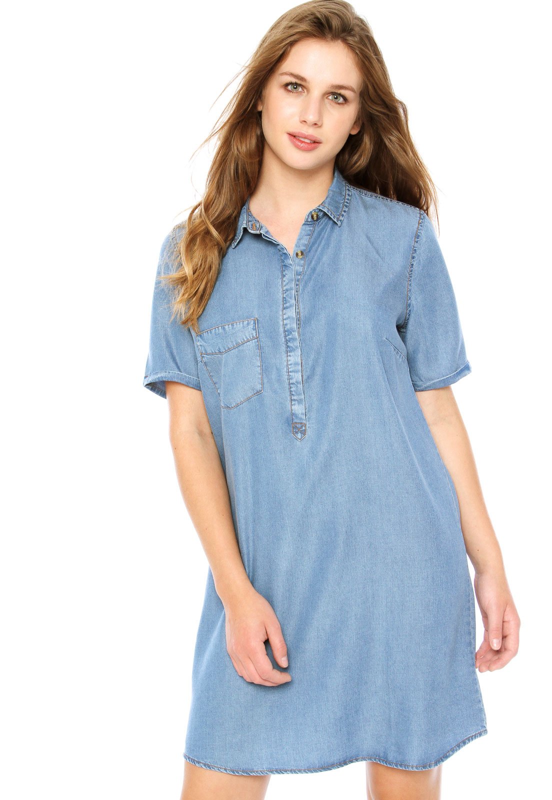 vestido jeans liocel