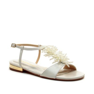 Rasteira Couro Branco Cecconello 2751004-1