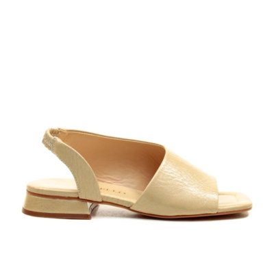Rasteira Couro Creme Cecconello 2923001-3