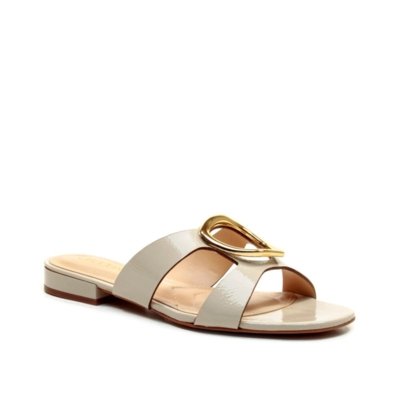 Rasteira Couro Off White Cecconello 2498004-17