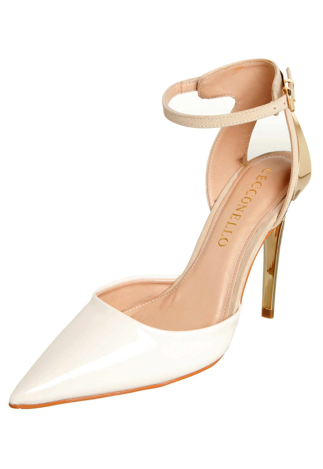 white scarpin
