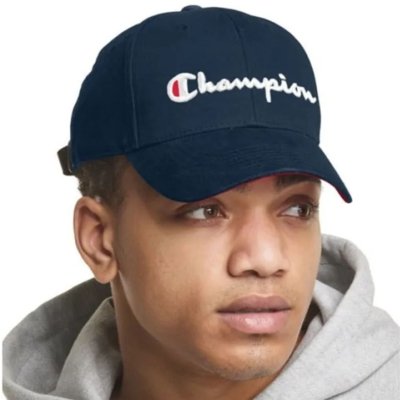 Boné Champion Strapback Escript Logo - NAVY