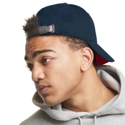 Boné Champion Strapback Escript Logo - NAVY