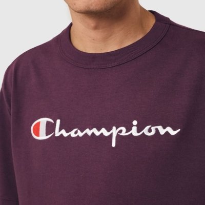 CAMISETA CHAMPION LIFE SCRIPT LOGO EMB