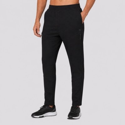 Calça Champion Tech Diagonal Zip Logo Preto
