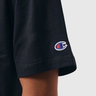 Camiseta Champion Athletic Script Logo Ink - BLACK