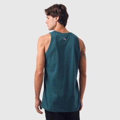 Camiseta Regata Champion Life Mini Script - EMERALD ALLURE