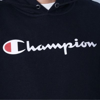 Moletom Canguru Champion Athletic Powerblend Script Logo Ink - BLACK