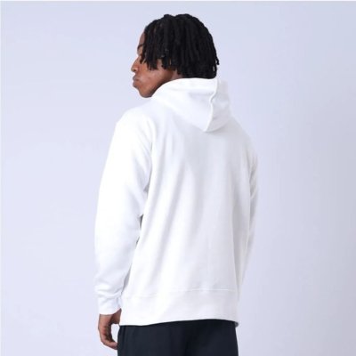 Moletom Canguru Champion Athletic Powerblend Script Logo Ink - OFF WHITE